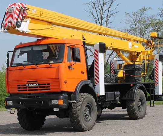 Аренда автовышки в Златоусте и  Челябинской области